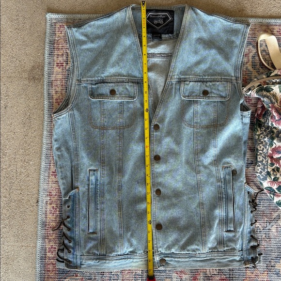 Diamond Supply Co. Other - Diamond Supply Co. Light Blue Denim Vest
